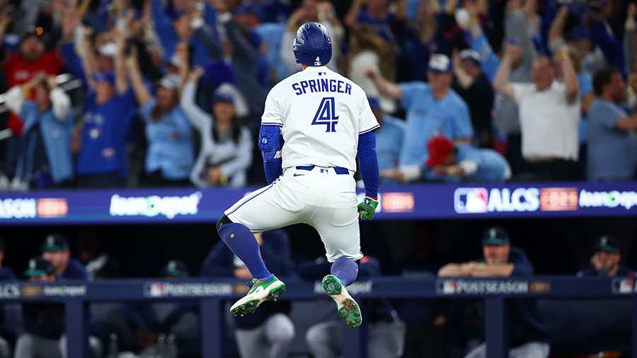 Springer sends Blue Jays over Seattle Mariners, to World Series