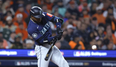 Seattle Mariners Victor Robles ALDS Game 3 Detroit Tigers...