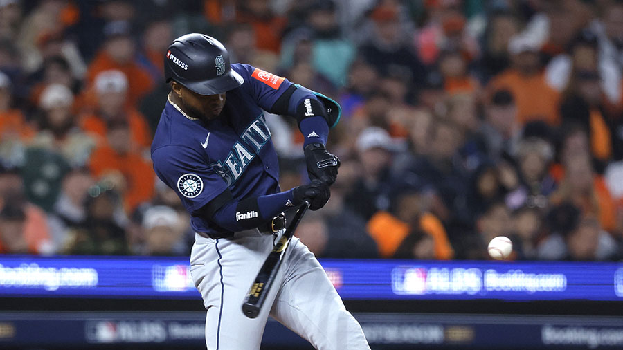 Seattle Mariners Victor Robles ALDS Game 3 Detroit Tigers...