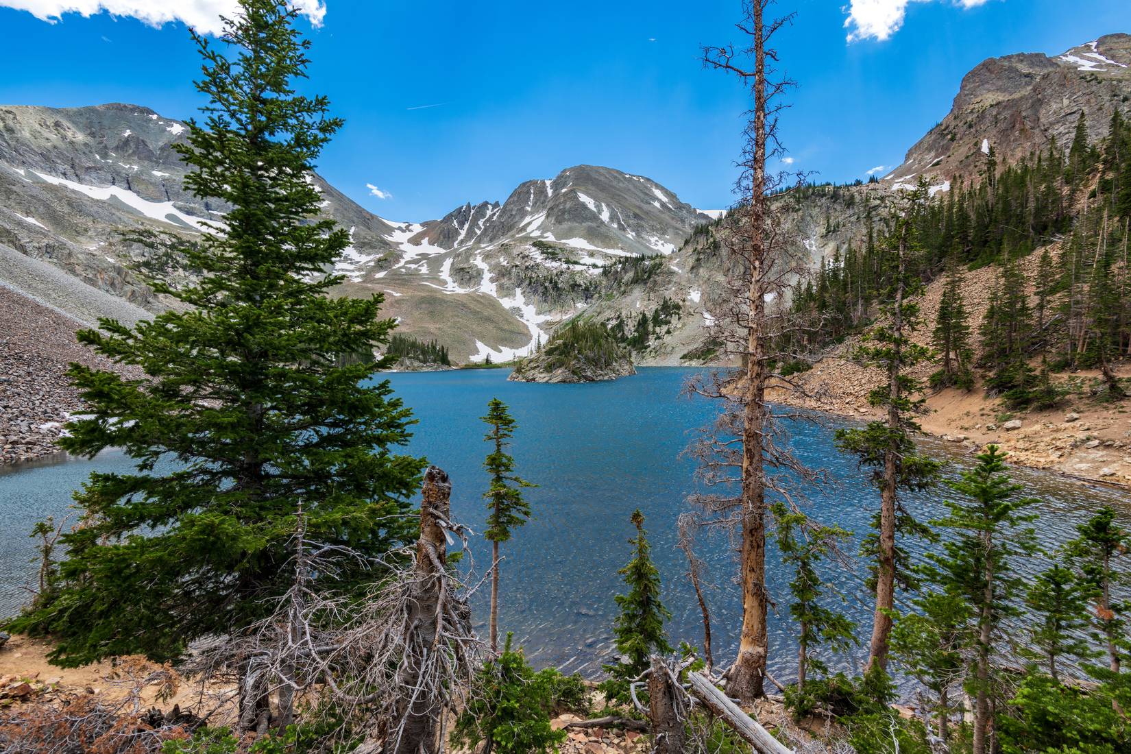 Lake Agnes in State Forest State Park, Colorado