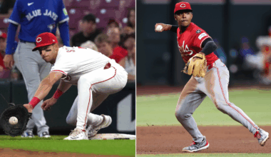 Steer, Hayes named finalists for 2025 Gold Glove award