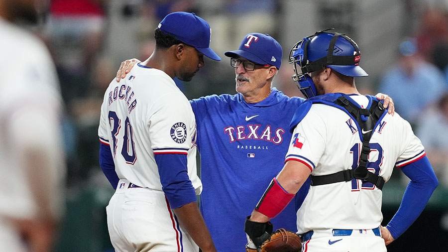Texas Rangers AL West Mike Maddux Los Angeles Angels...