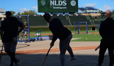 Brewers one win from NLCS after dominant home wins; head to Wrigley for Game 3
