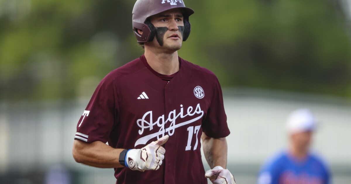 Texas A&M's Jace LaViolette selected 27th overall in the 2025 MLB Draft
