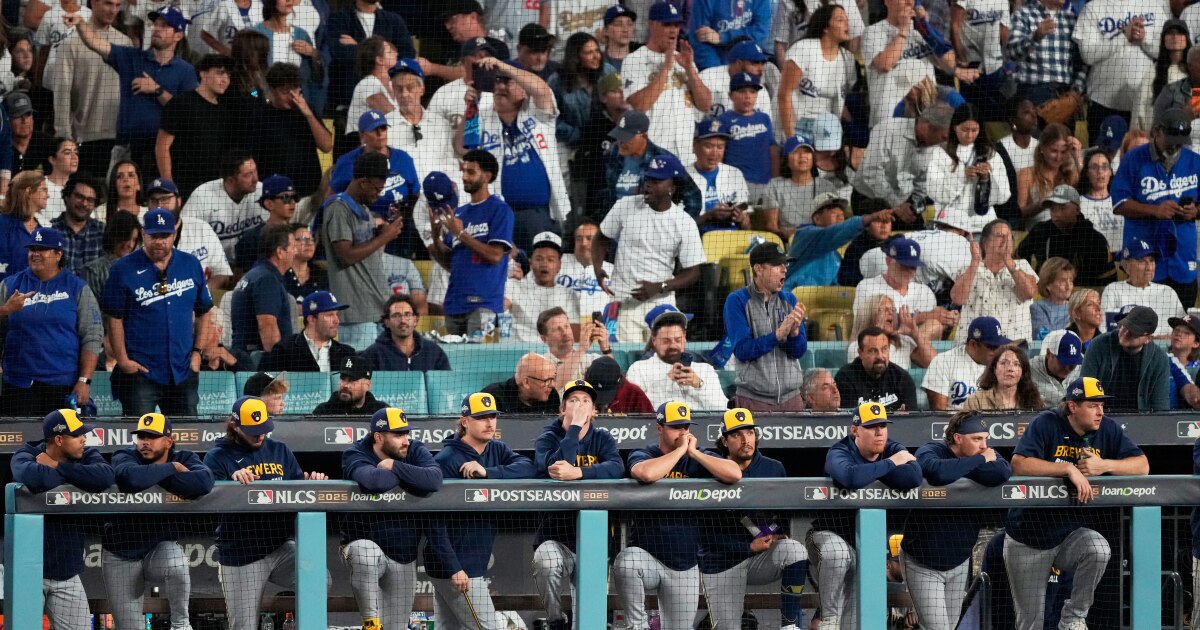 Dodgers' clinch 5-1 NLCS win over Brewers
