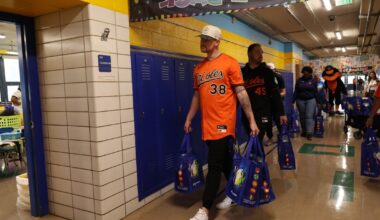 O's players head back to the classroom in Baltimore