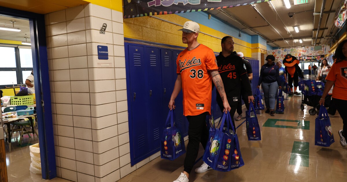 O's players head back to the classroom in Baltimore