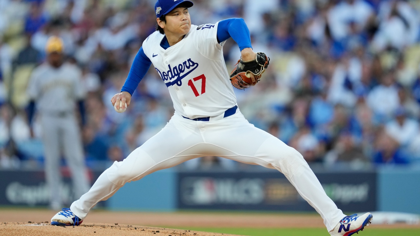 Shohei Ohtani hits 3 homers and strikes out 10 in Dodgers' clinching 5-1 NLCS win over Brewers : NPR