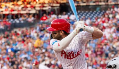 Phillies' Bryce Harper and wife Kayla welcome fourth child, Hayes Three Harper