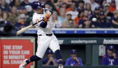 Astros take AL West lead as Jose Altuve shines in win over Rangers