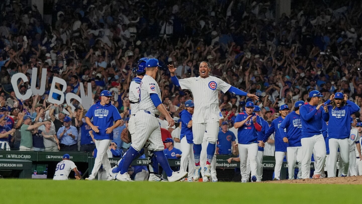 Cubs beat Padres 3-1 to win Wild Card Series, advance to NL Division Series against Brewers
