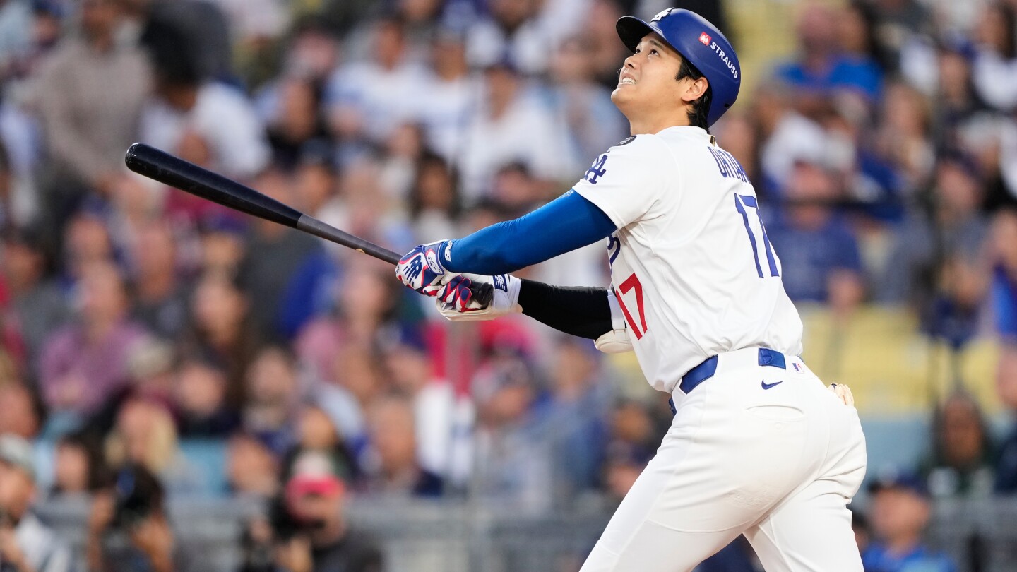 Dodgers lead NL Division Series despite Ohtani's postseason hitting funk
