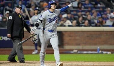 Shohei Ohtani homers as the Dodgers rout the Mets 8-0 for a 2-1 lead in the NLCS