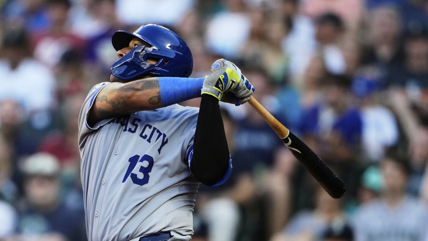 Perez’s 2-run double keys Royals over Mariners 6-3 for 2nd win in 10 games