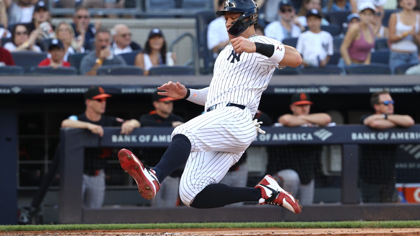 Yankees second to Blue Jays in AL East despite beating Orioles 3-2 to finish with 8-game win streak