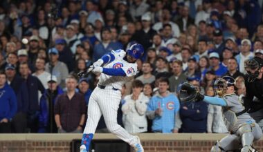 Ian Happ's homer sets the tone for the Cubs in a playoff win