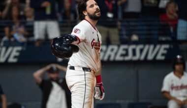 Catcher Austin Hedges stays with Guardians, agrees to $4 million, 1-year contract