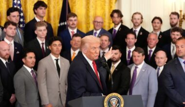Trump honors college baseball champs LSU and LSU-Shreveport