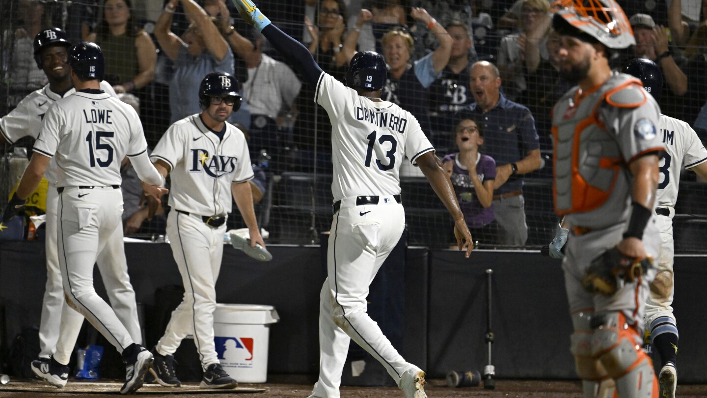 Rays overcome 8-run deficit to beat Orioles 12-8 in the biggest comeback in the majors this season