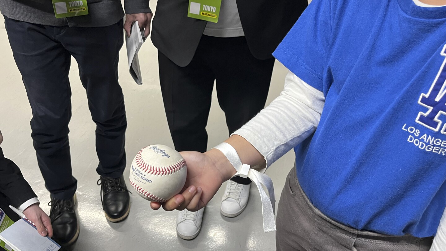 A 10-year-old boy in Tokyo ended up with Shohei Ohtani's first home run of the season