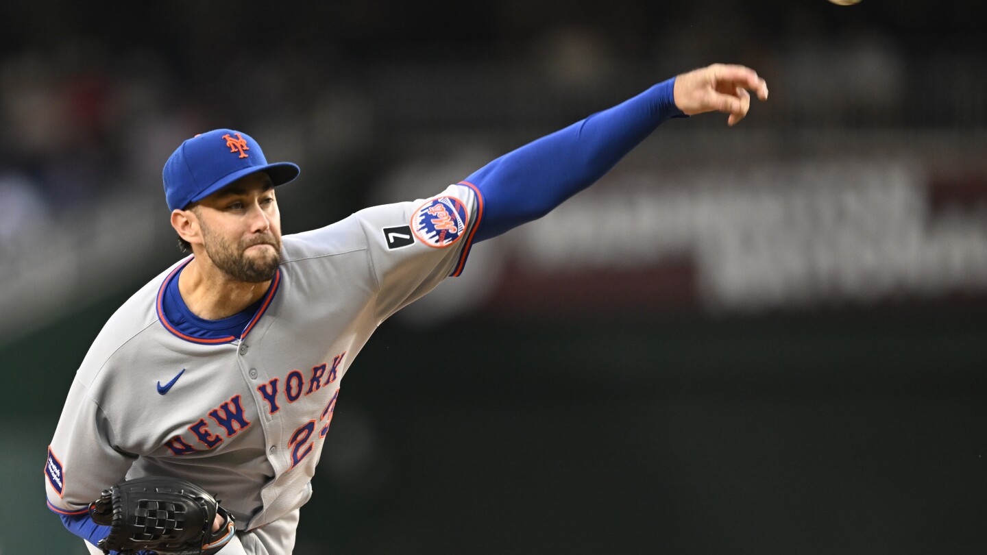 David Peterson dominates the Nationals and Mark Vientos homers again as the Mets win 8-1