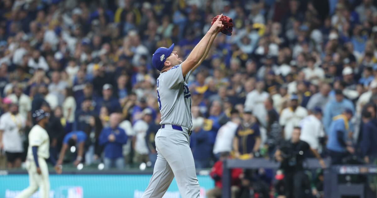 It took some luck, but good things finally happen to Dodgers' Blake Treinen