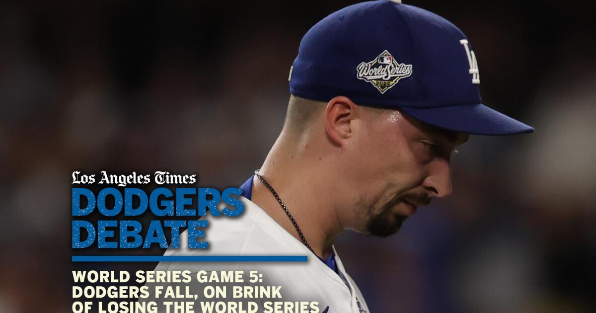 World Series Game 5: Dodgers fall, on brink of losing the World Series | Dodgers Debate