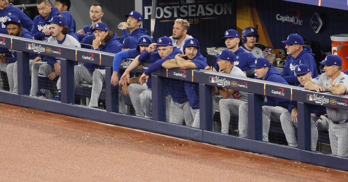 After Dodgers' disastrous World Series Game 1 loss, doubt has crept in