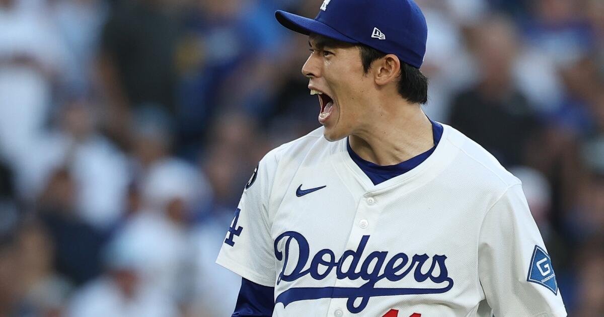How Roki Sasaki's transformation into closer saved the Dodgers' season