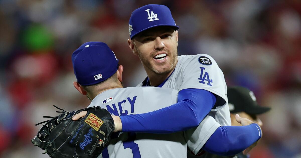 The Phillies are done, and the Dodgers' World Series path looks clear