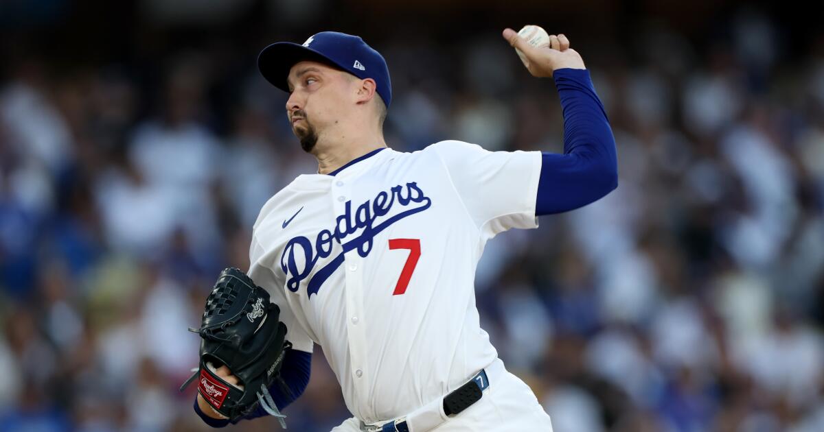 'It's awesome.' Blake Snell gives the Dodgers just what they paid for