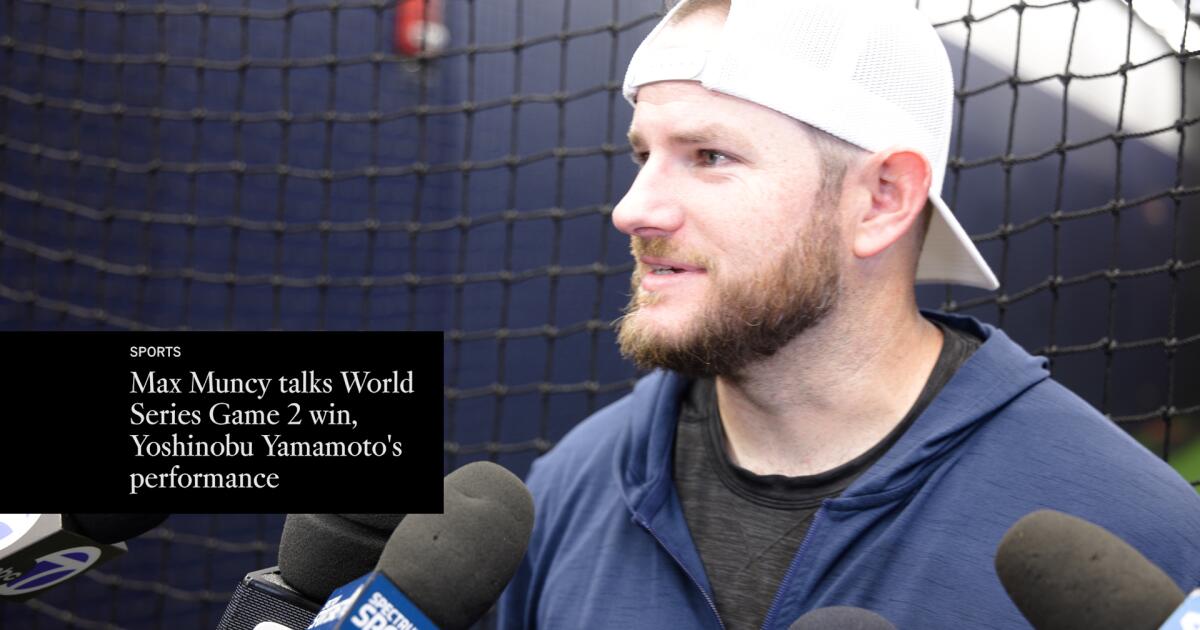 Max Muncy talks World Series Game 2 win, Yoshinobu Yamamoto's performance