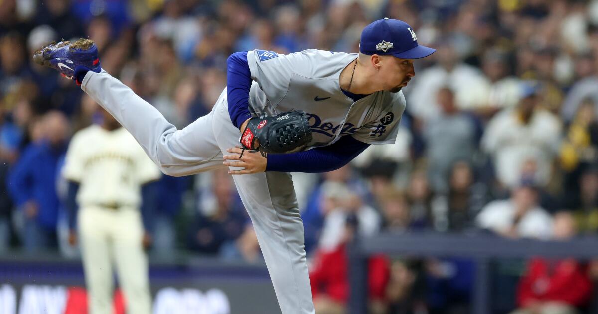 Blake Snell's 10K gem lifts Dodgers over Brewers in NLCS Game 1