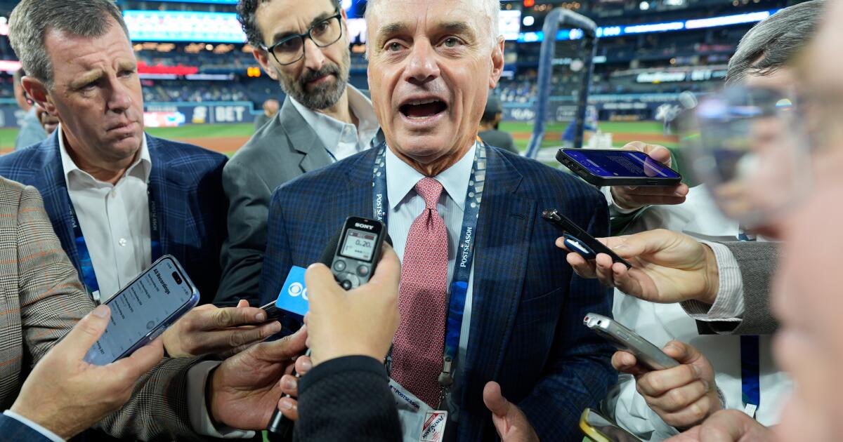 Rob Manfred feels 'positive' about MLB in 2028 L.A. Olympics