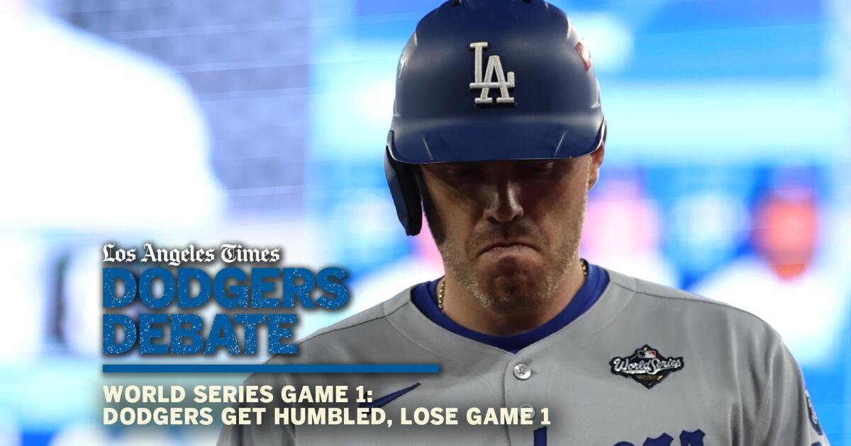 Dodgers get humbled, lose World Series Game 1 | Dodgers Debate