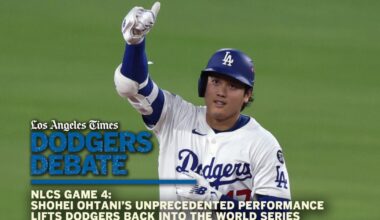Shohei Ohtani’s unprecedented performance lifts Dodgers back into the World Series