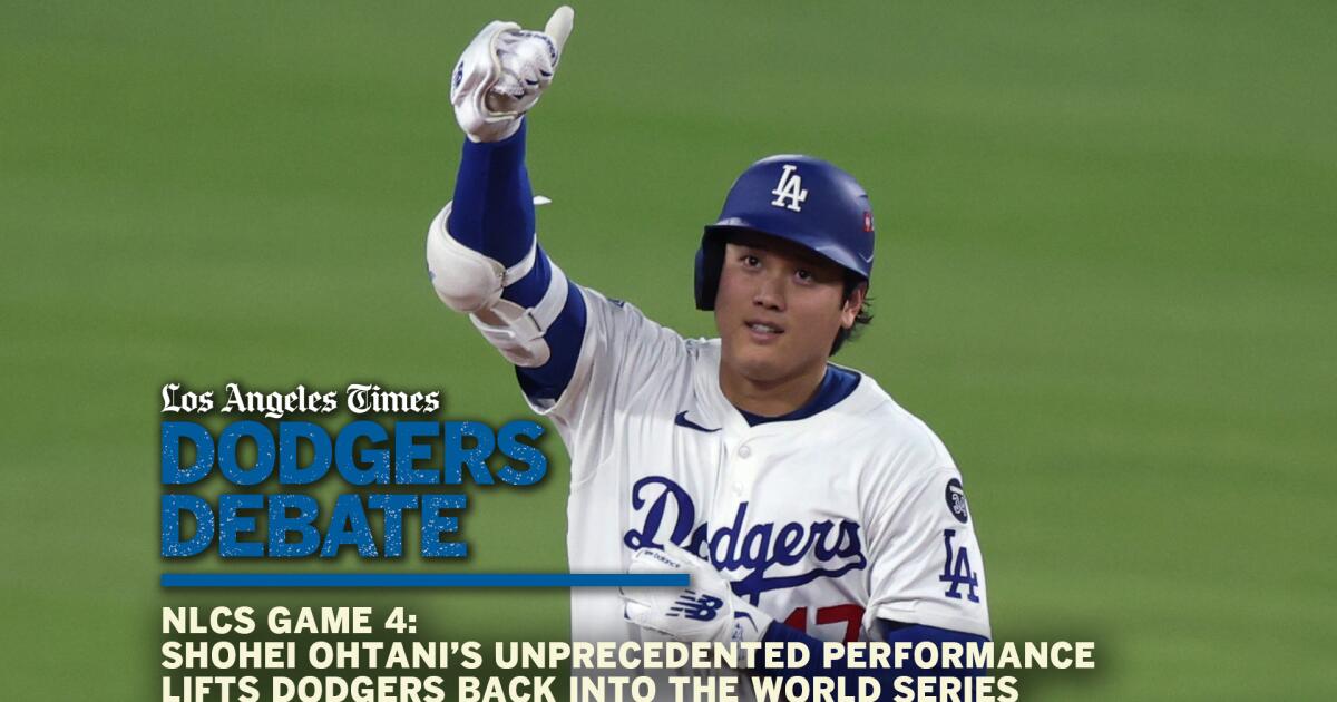 Shohei Ohtani’s unprecedented performance lifts Dodgers back into the World Series