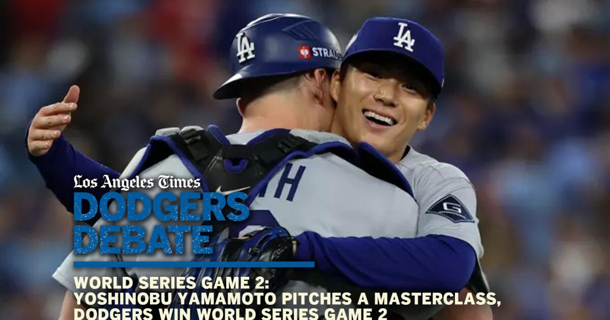 Yoshinobu Yamamoto pitches a masterclass, Dodgers win World Series Game 2 | Dodgers Debate