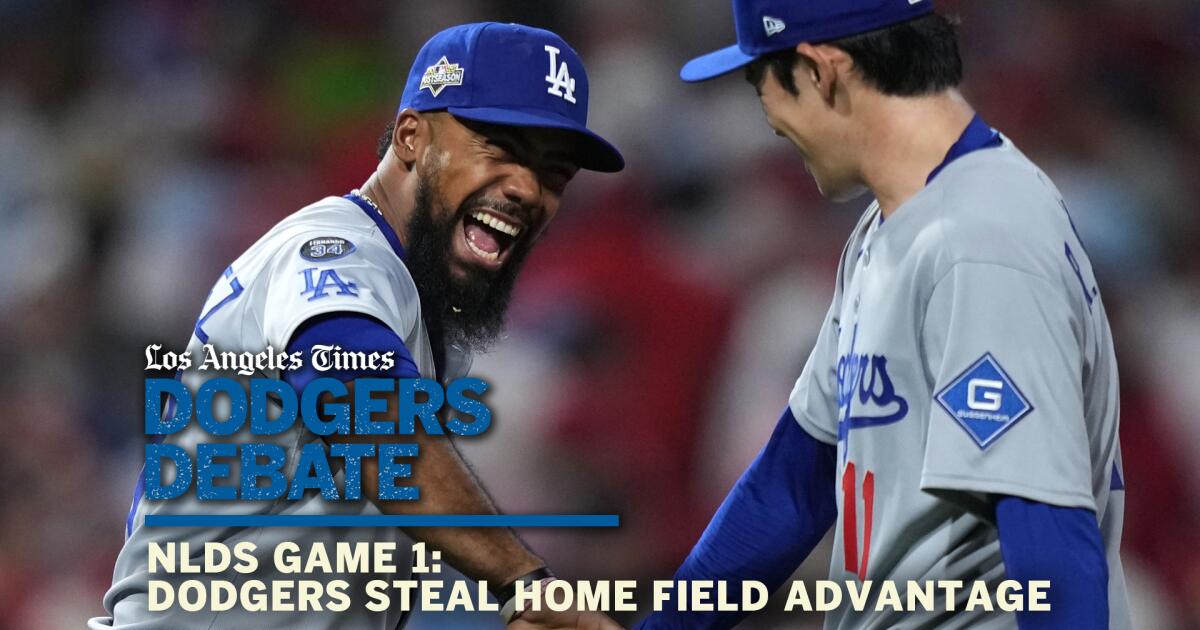 NLDS Game 1: Dodgers steal home field advantage