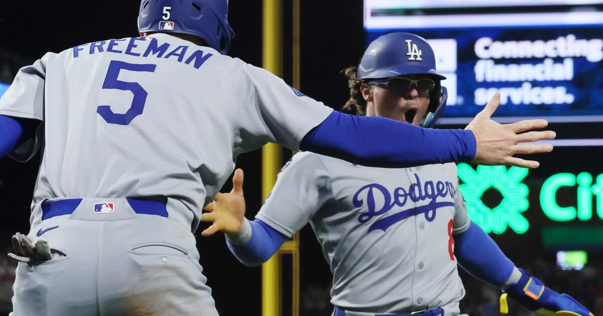 Dodgers finally get to Jesús Luzardo in a pressure-packed seventh inning