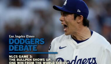 Dodgers bullpen shows up, brings team one win from the World Series | Dodgers Debate
