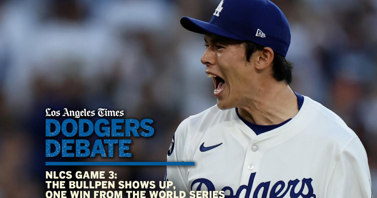 Dodgers bullpen shows up, brings team one win from the World Series | Dodgers Debate