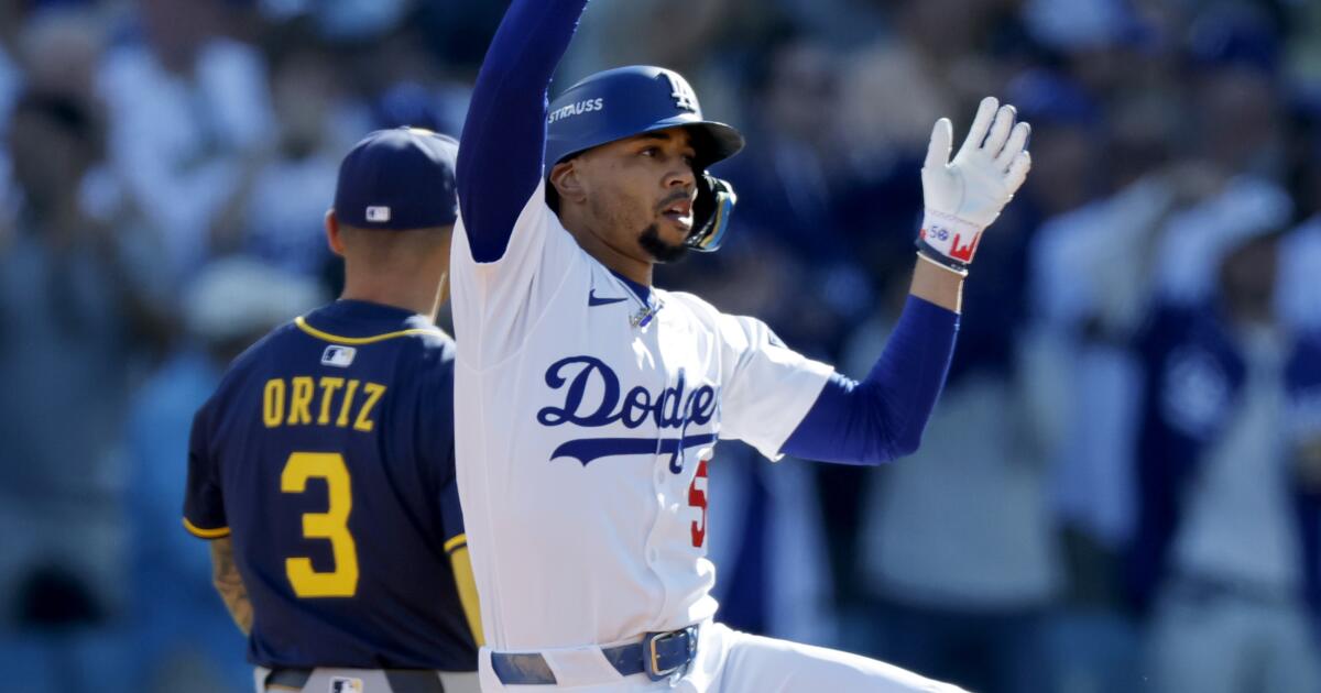 Dodgers vs. Brewers Game 3 live updates, watch, score, highlights