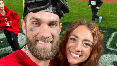 “What a breed:” Bryce Harper opens heart on wife Kayla and newborn Hayes after Phillies big postseason win