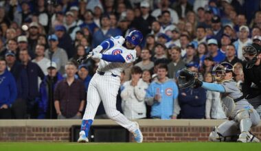 Ian Happ's homer sets the tone for the Cubs in a playoff victory against the Brewers