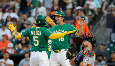 A's Take First Two Against AL-Leading Detroit Tigers