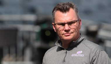Jun 4, 2025; Pittsburgh, Pennsylvania, USA;  Pittsburgh Pirates general manager Ben Cherington looks on during batting practice before the game against the Houston Astros at PNC Park. Mandatory Credit: Charles LeClaire-Imagn Images