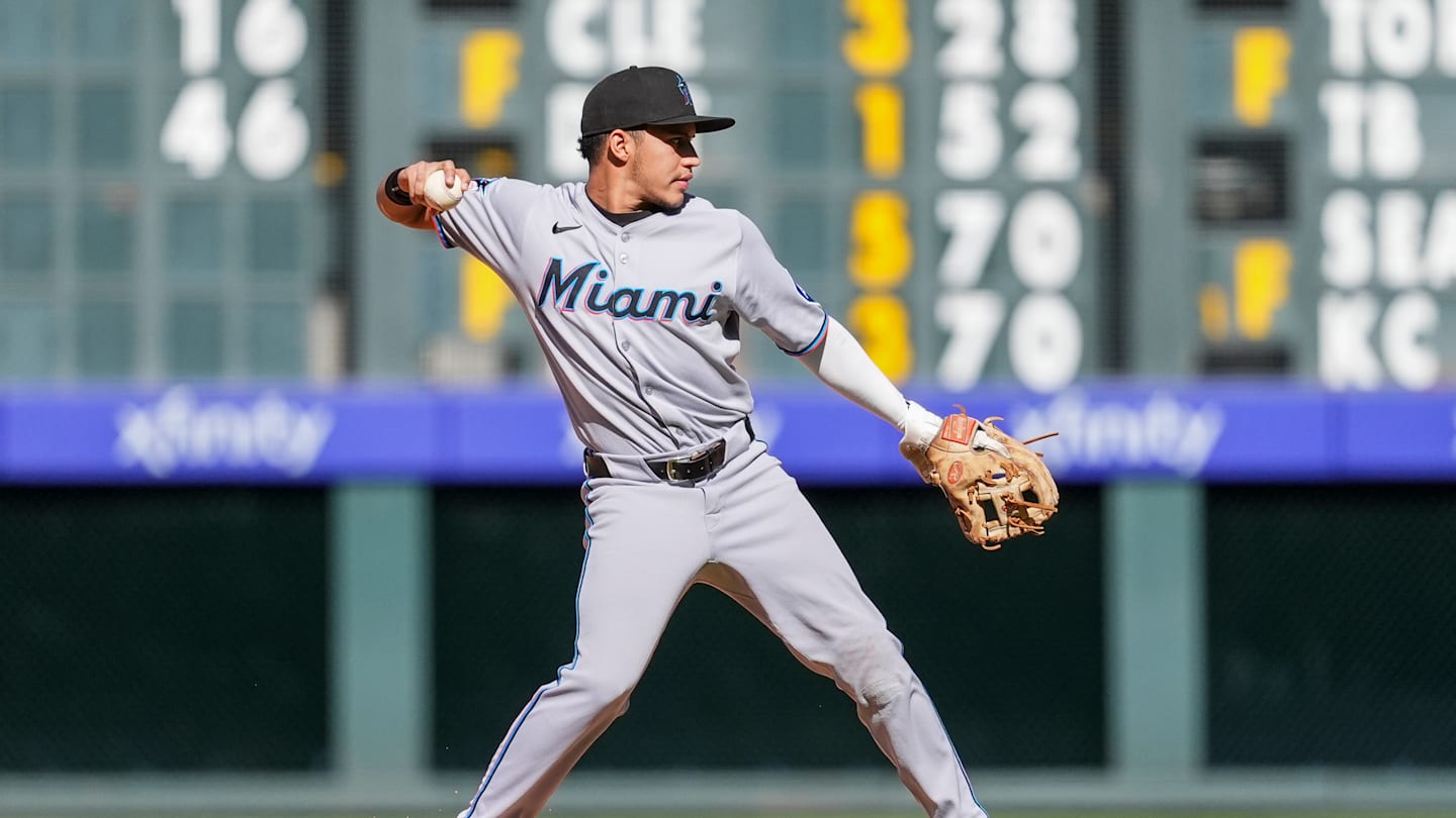 Miami Marlins v Colorado Rockies