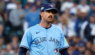Toronto Blue Jay pitcher Shane Bieber