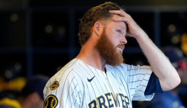 Milwaukee Brewers pitcher Brandon Woodruff.